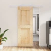 Slankios durys Natūrali ir Balta 80 x 210 cm