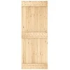 Slankios durys Natūrali ir Balta 80 x 210 cm