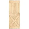 Slankios durys Natūrali ir Balta 80 x 210 cm