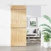 Slankios durys Natūrali ir Balta 80 x 210 cm