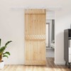 Slankios durys Natūrali ir Balta 80 x 210 cm