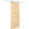 Slankios durys Natūrali ir Balta 80 x 210 cm
