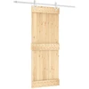 Slankios durys Natūrali ir Balta 80 x 210 cm