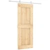 Slankios durys Natūrali ir Balta 80 x 210 cm