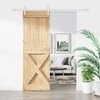 Slankios durys Natūrali ir Balta 80 x 210 cm