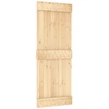 Slankios durys Natūrali ir Balta 80 x 210 cm