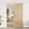 Slankios durys Natūrali ir Balta 83 x 211 cm
