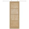 Slankios durys Natūrali ir Balta 83 x 232 cm