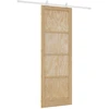 Slankios durys Natūrali ir Balta 83 x 232 cm