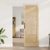 Slankios durys Natūrali ir Balta 83 x 232 cm