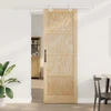 Slankios durys Natūrali ir Balta 83 x 232 cm