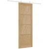 Slankios durys Natūrali ir Balta 83 x 232 cm