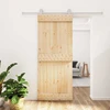 Slankios durys Natūrali ir Balta 85 x 210 cm