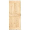 Slankios durys Natūrali ir Balta 85 x 210 cm