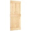 Slankios durys Natūrali ir Balta 85 x 210 cm