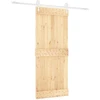 Slankios durys Natūrali ir Balta 85 x 210 cm