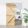 Slankios durys Natūrali ir Balta 85 x 210 cm