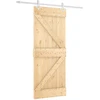 Slankios durys Natūrali ir Balta 85 x 210 cm