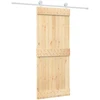 Slankios durys Natūrali ir Balta 85 x 210 cm
