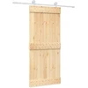 Slankios durys Natūrali ir Balta 90 x 210 cm