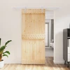 Slankios durys Natūrali ir Balta 90 x 210 cm