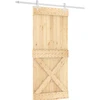 Slankios durys Natūrali ir Balta 90 x 210 cm