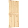 Slankios durys Natūrali ir Balta 90 x 210 cm