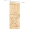 Slankios durys Natūrali ir Balta 90 x 210 cm