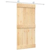 Slankios durys Natūrali ir Balta 95 x 210 cm