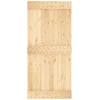 Slankios durys Natūrali ir Balta 95 x 210 cm