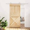 Slankios durys Natūrali ir Balta 95 x 210 cm