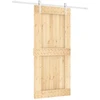 Slankios durys Natūrali ir Balta 95 x 210 cm