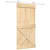 Slankios durys Natūrali ir Balta 95 x 210 cm