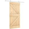 Slankios durys Natūrali ir Balta 95 x 210 cm