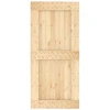 Slankios durys Natūrali ir Balta 95 x 210 cm