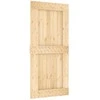 Slankios durys Natūrali ir Balta 95 x 210 cm