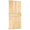 Slankios durys Natūrali ir juoda 100 x 210 cm