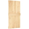 Slankios durys Natūrali ir juoda 100 x 210 cm