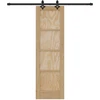 Slankios durys Natūrali ir juoda 61 x 198,5 cm