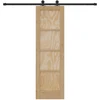 Slankios durys Natūrali ir juoda 61 x 198,5 cm