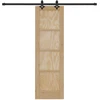 Slankios durys Natūrali ir juoda 61 x 198,5 cm