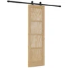Slankios durys Natūrali ir juoda 61 x 198,5 cm