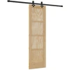 Slankios durys Natūrali ir juoda 61 x 198,5 cm