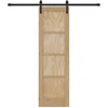 Slankios durys Natūrali ir juoda 61 x 198,5 cm