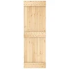 Slankios durys Natūrali ir juoda 70 x 210 cm