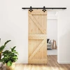 Slankios durys Natūrali ir juoda 70 x 210 cm