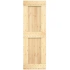 Slankios durys Natūrali ir juoda 70 x 210 cm