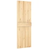 Slankios durys Natūrali ir juoda 70 x 210 cm