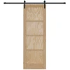 Slankios durys Natūrali ir juoda 73,5 x 211 cm