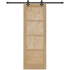 Slankios durys Natūrali ir juoda 73,5 x 211 cm